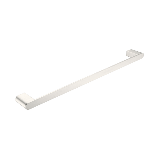 Bianca Single Towel Rail 600mm Brushed Nickel