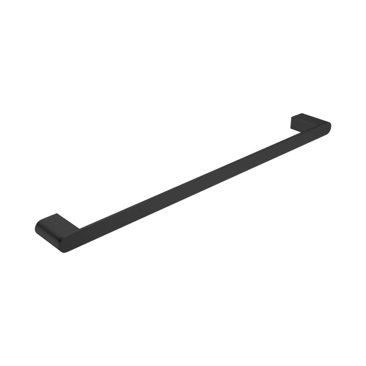 Bianca Single Towel Rail 600mm Matte Black