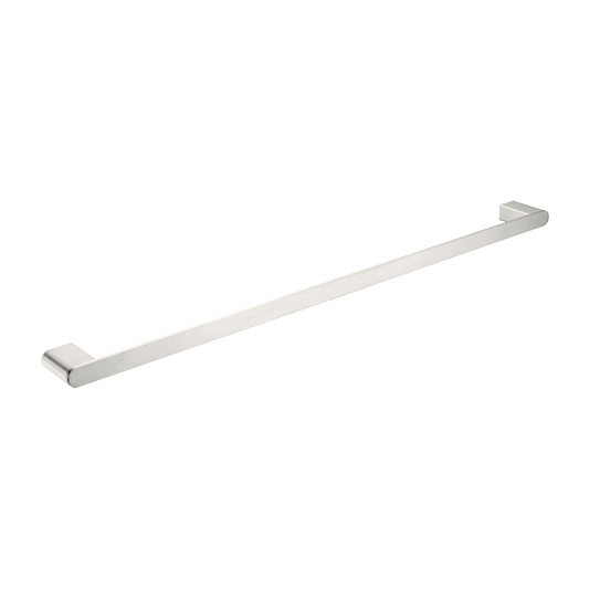 Bianca Single Towel Rail 800mm Brushed Nickel