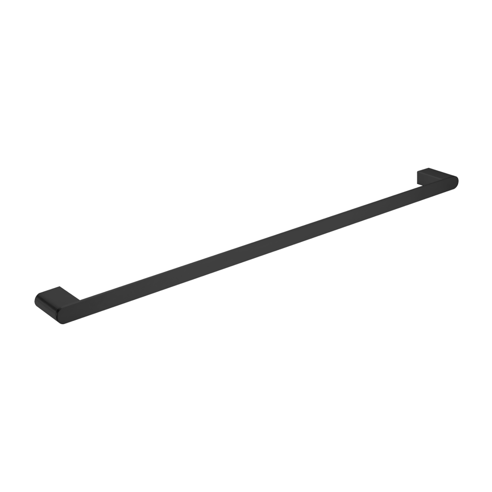 Bianca Single Towel Rail 800mm Matte Black