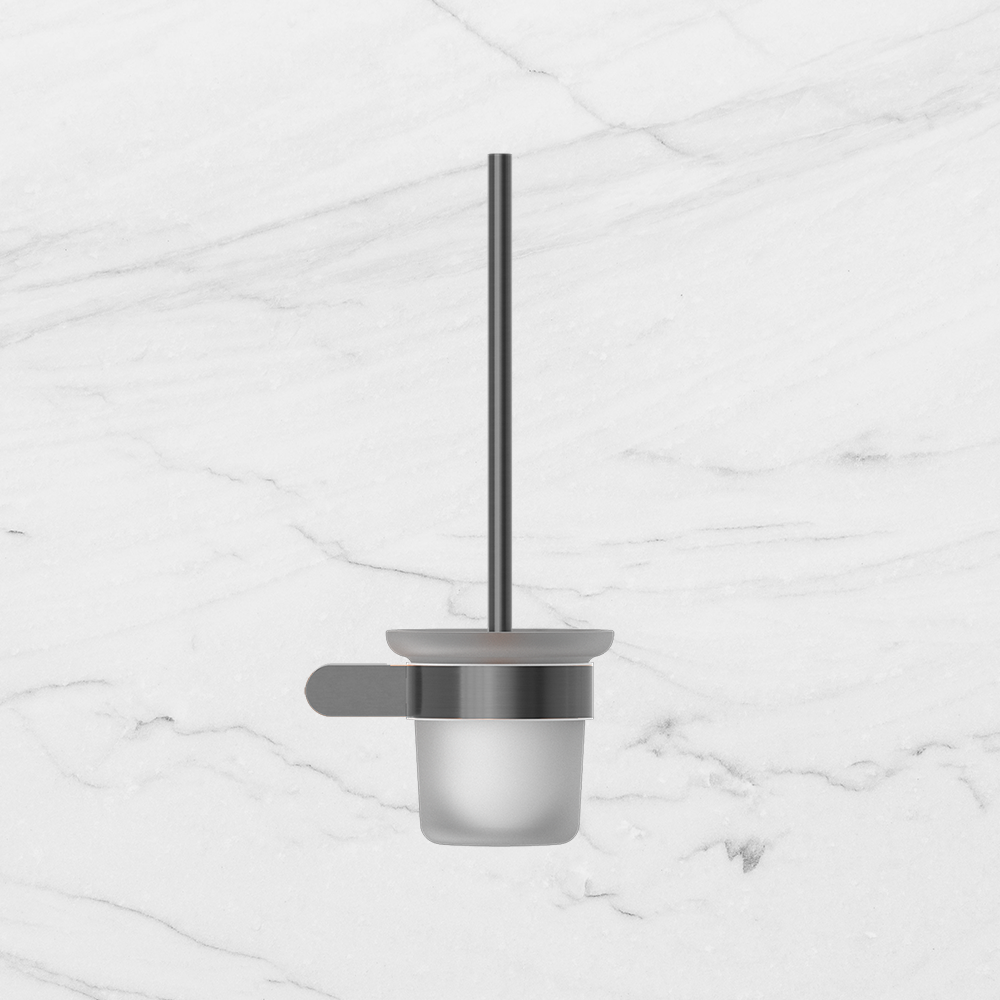 Bianca Toilet Brush Holder Brushed Gunmetal