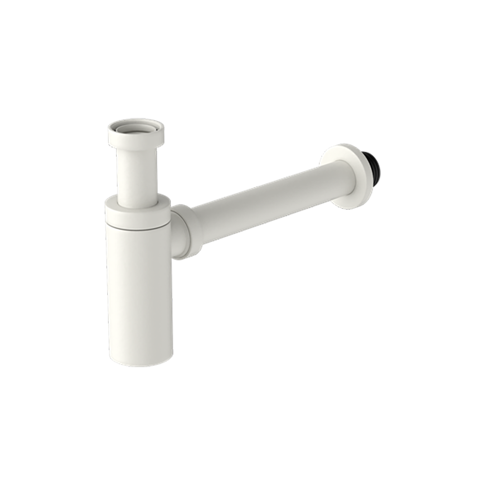 40mm Bottle Trap Matte White