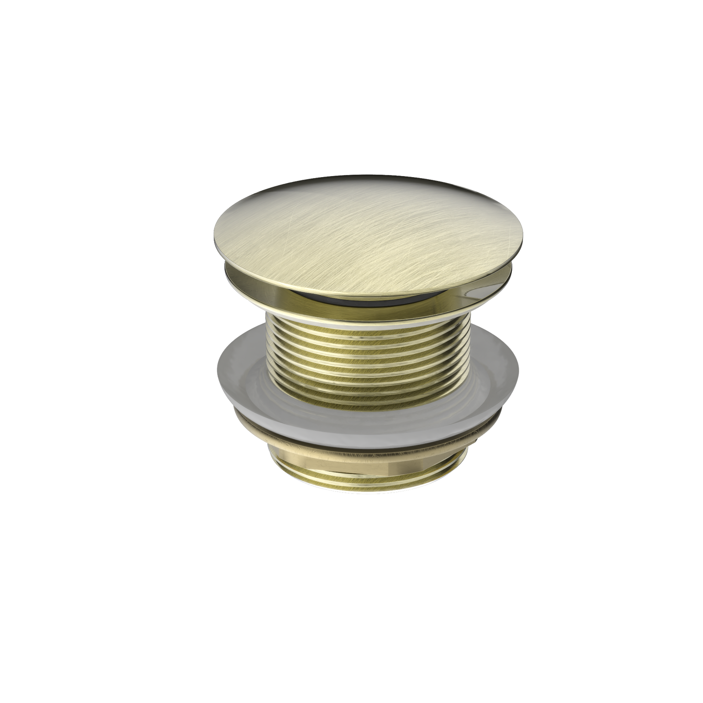 40mm Bath Pop-Up Plug With Removabel Waste No Overflow Aged Brass