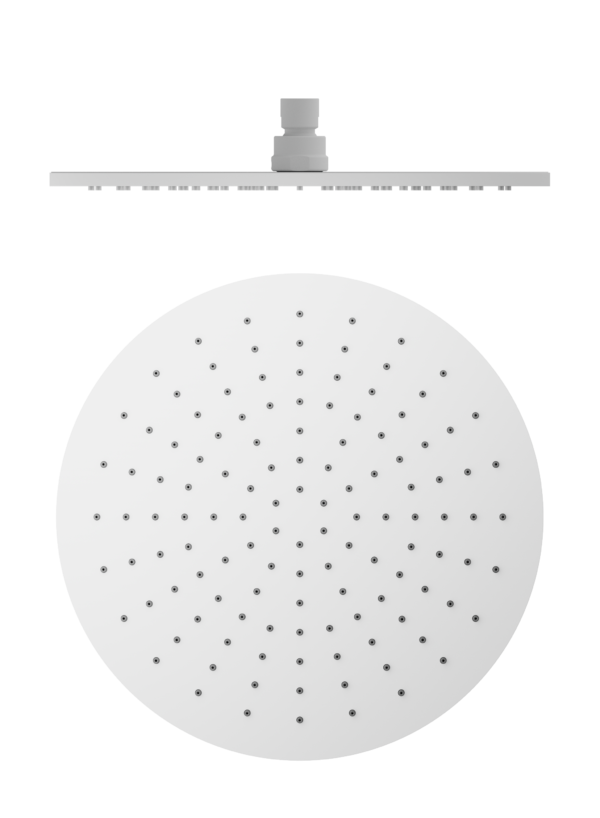 300mm Round Shower Head Matte White