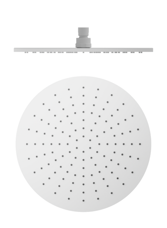 300mm Round Shower Head Matte White