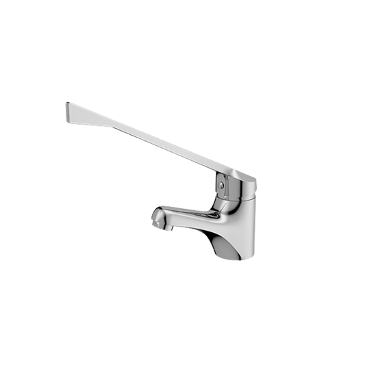 Classic Care Basin Mixer Extended Handle Chrome