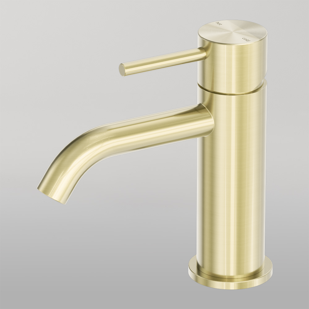 Zen Basin Mixer Brushed Gold