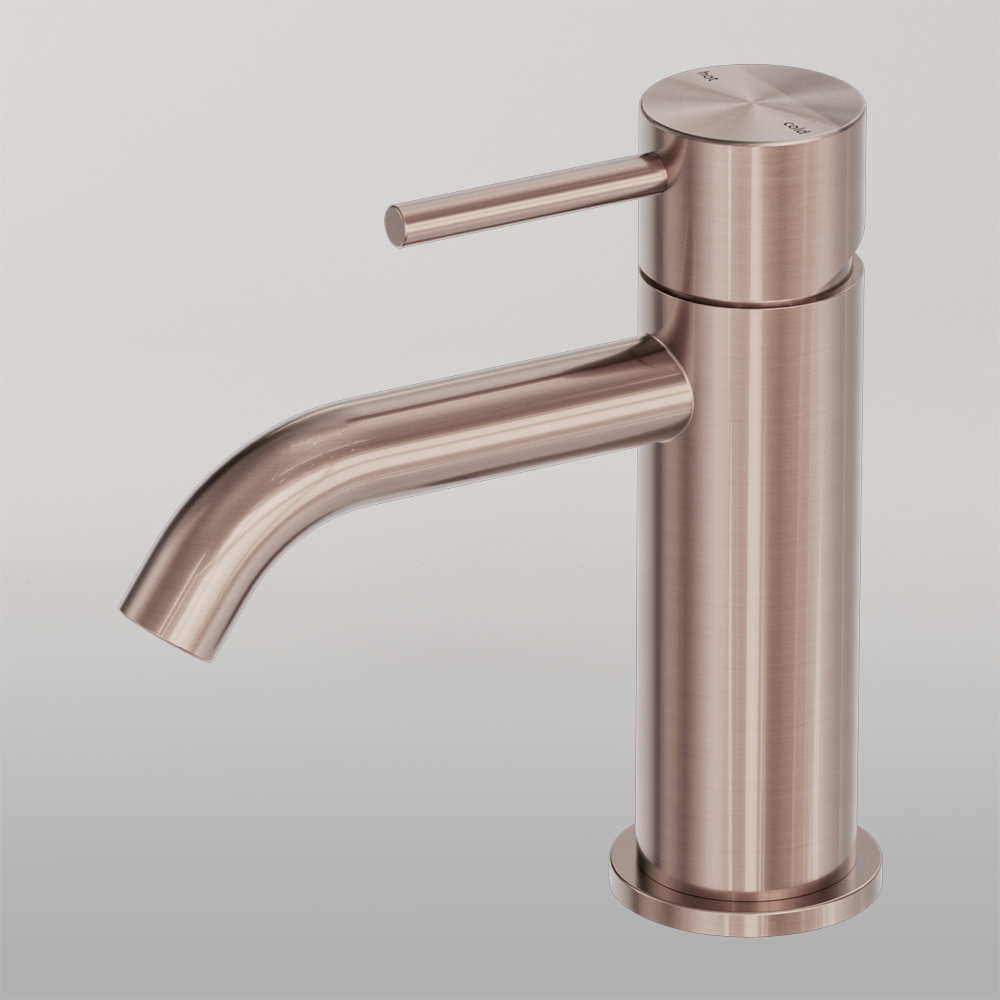 Zen Basin Mixer Brushed Bronze