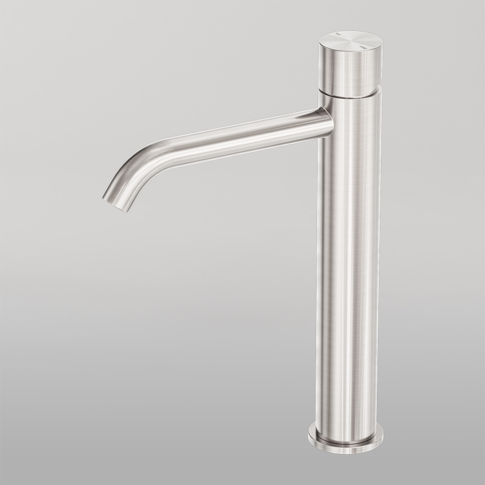 Zen Tall Basin Mixer Handless Brushed Nickel