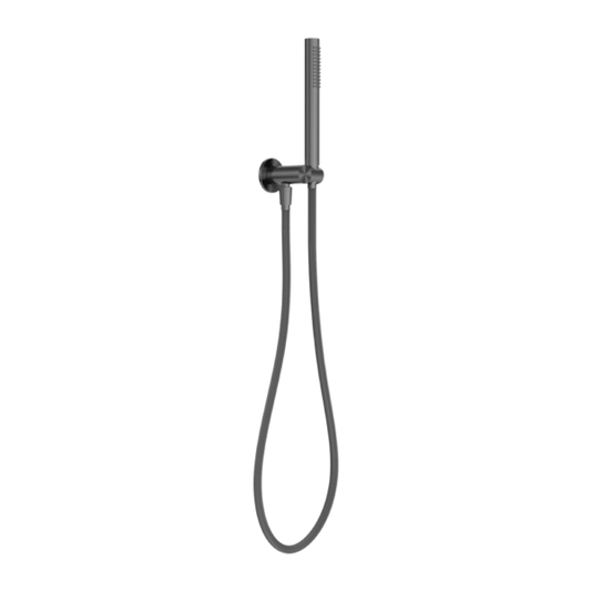 Zen Shower On Bracket With Outdoor Shower Hose Graphite