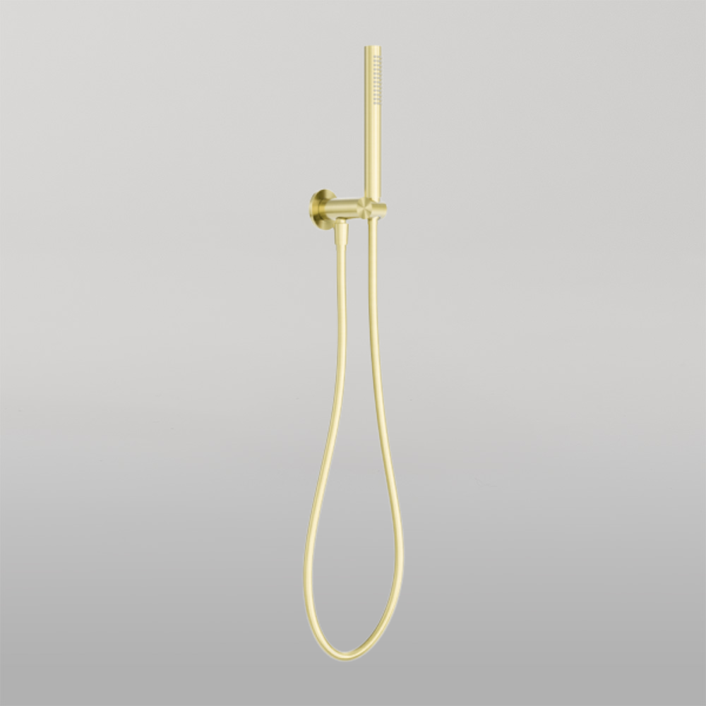 Zen Shower On Bracket Brushed Gold