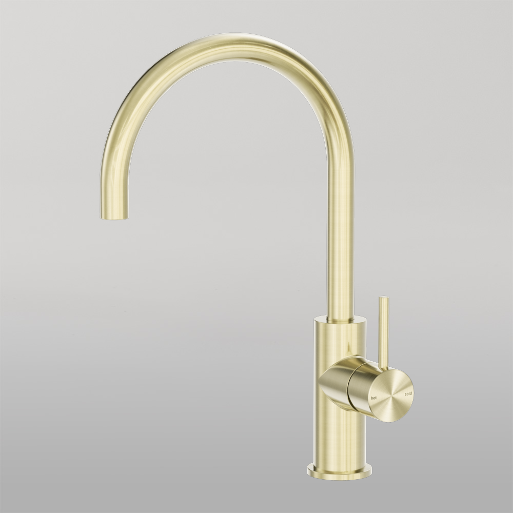 Zen Kitchen Mixer Brushed Gold