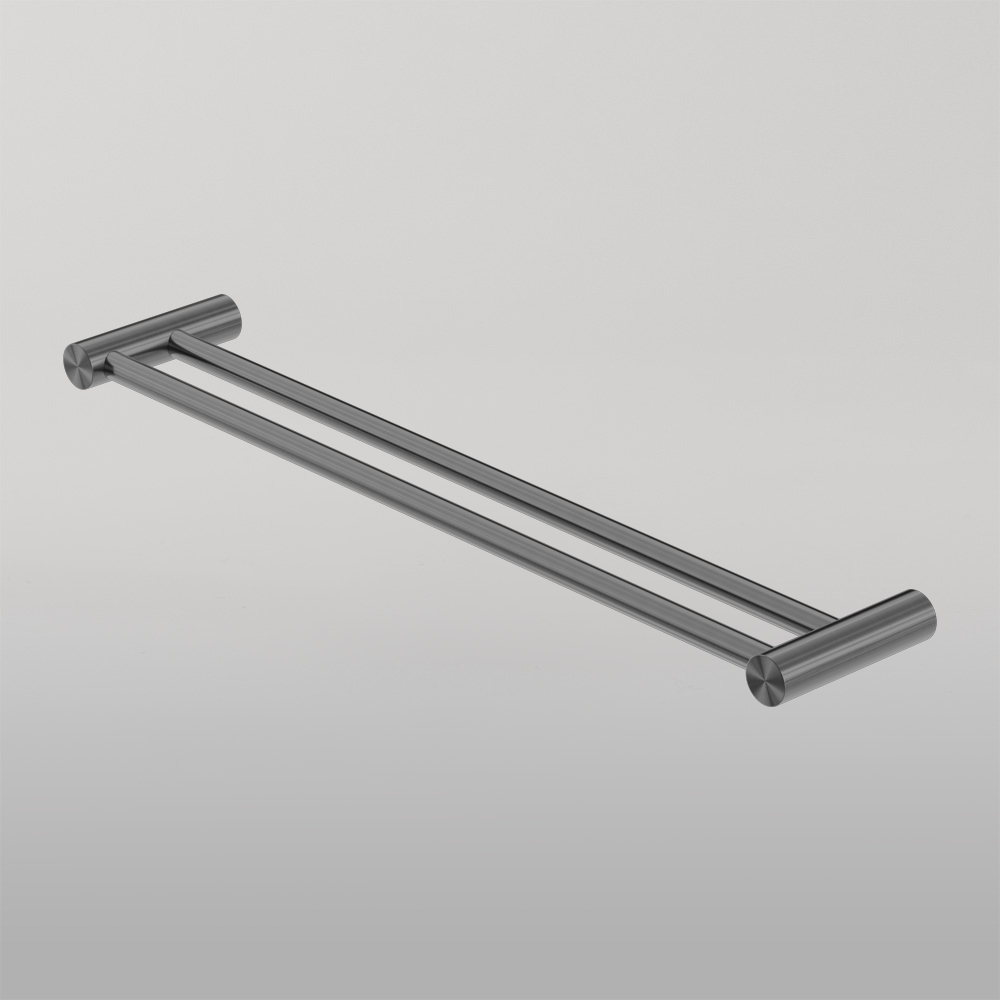 Zen Double Towel Rail 600mm Graphite