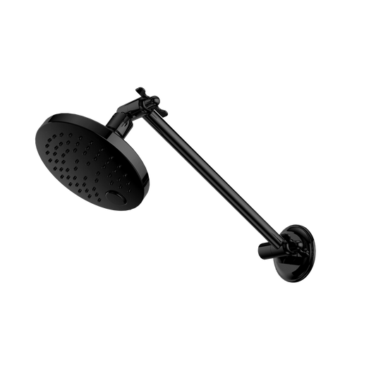 X Plus All Direction Shower Head Matte Black