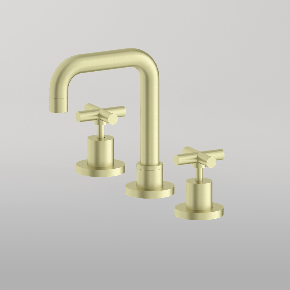 X Plus Wall Mounted Swivel Spout Only Brushed Gold