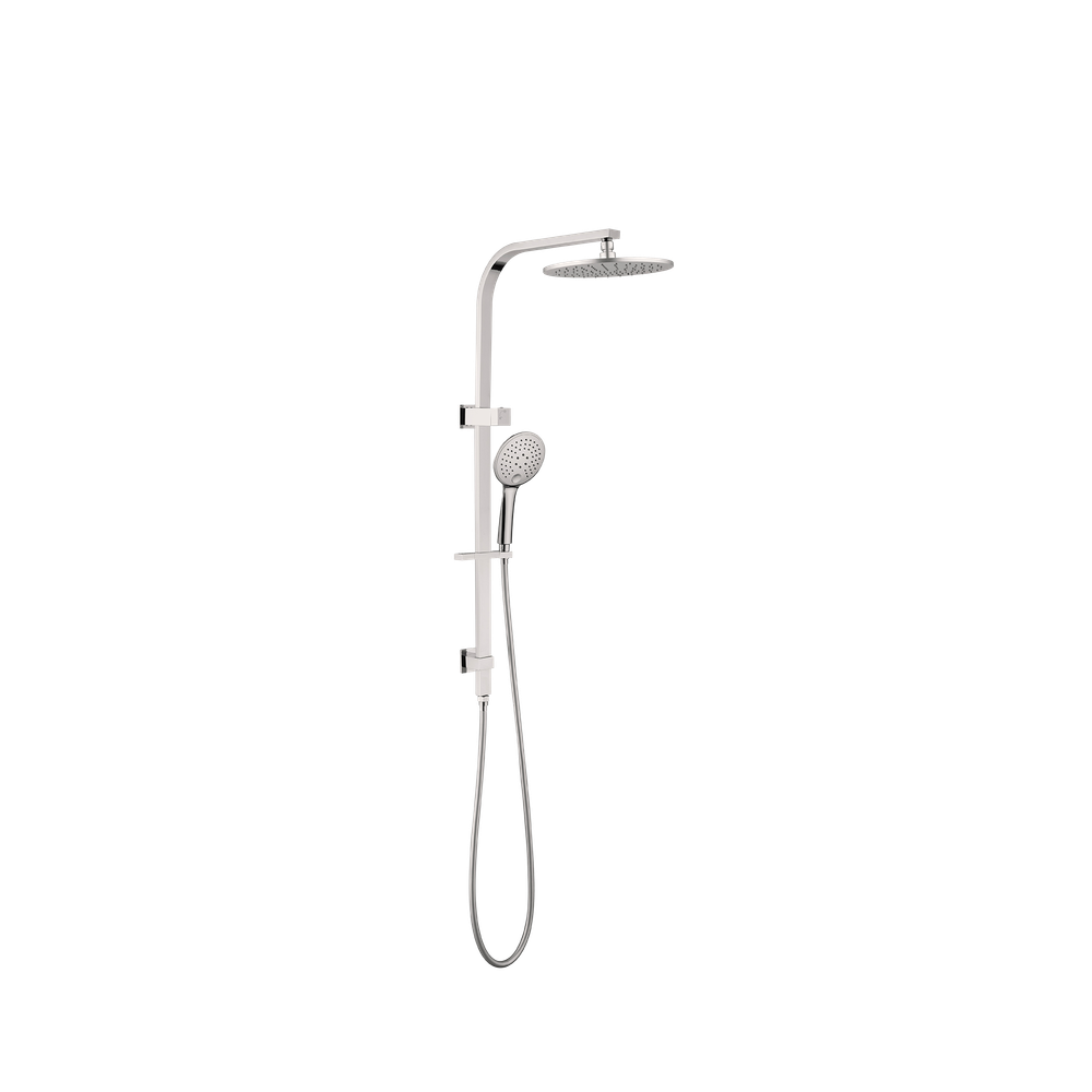 Bianca Twin Shower Brushed Nickel