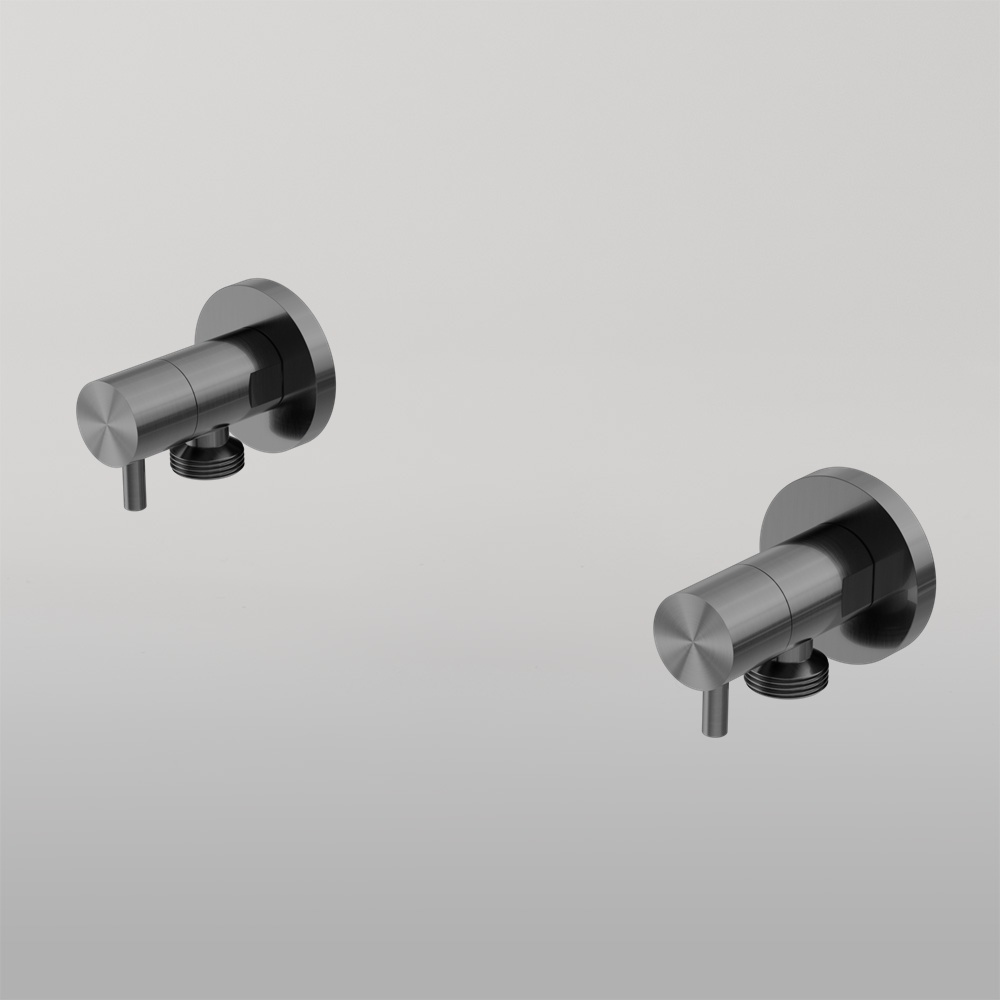 Washing Machine Tap Set Gun Metal