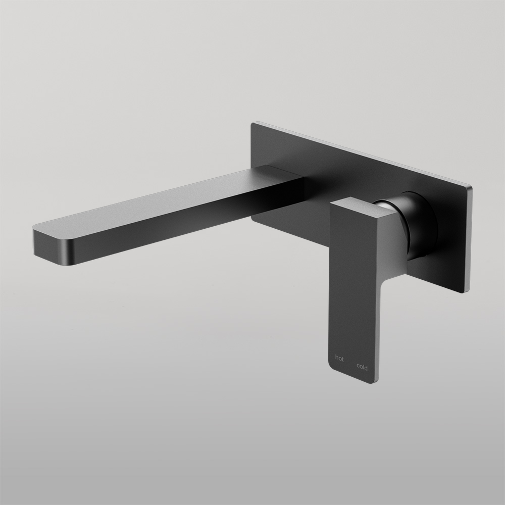 Celia Wall Basin/Bath Mixer Matte Black