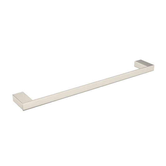 Celia Single Towel Rail 600mm Brushed Nickel