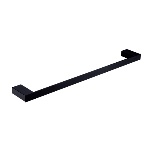 Celia Single Towel Rail 800mm Matte Black