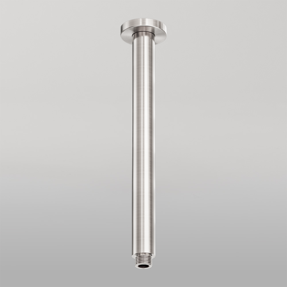 Zen Round Ceiling Arm 300mm Length Brushed Nickel