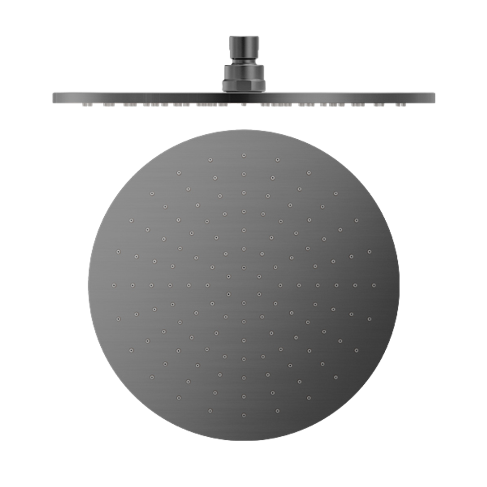 300mm Round Shower Head Gun Metal