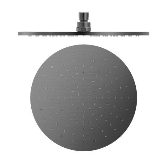 300mm Round Shower Head Gun Metal