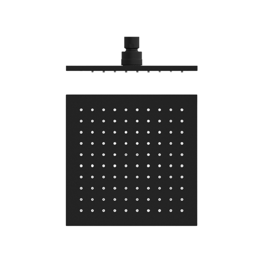 200mm Square Shower Head Matte Black