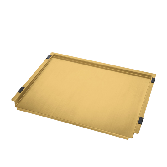 Bench Top Drainer Tray Brushed Gold