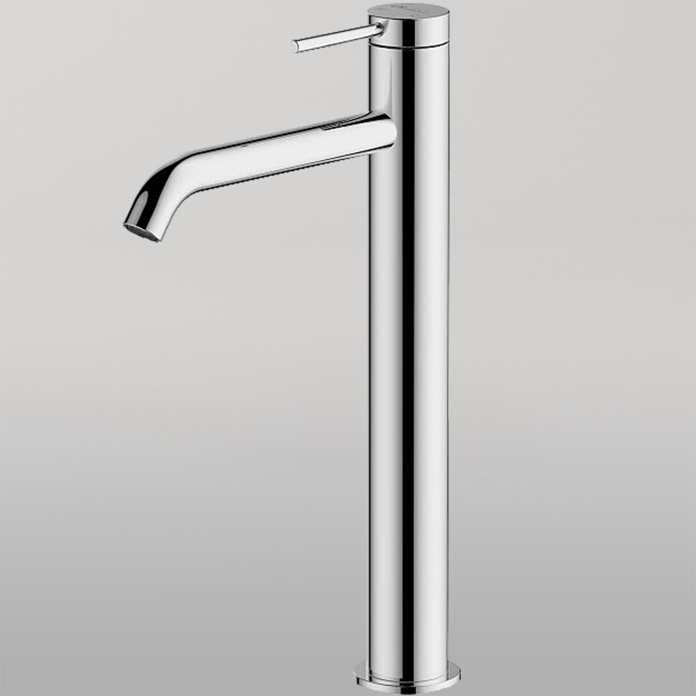 Venice Curved Tower Basin Mixer Chrome