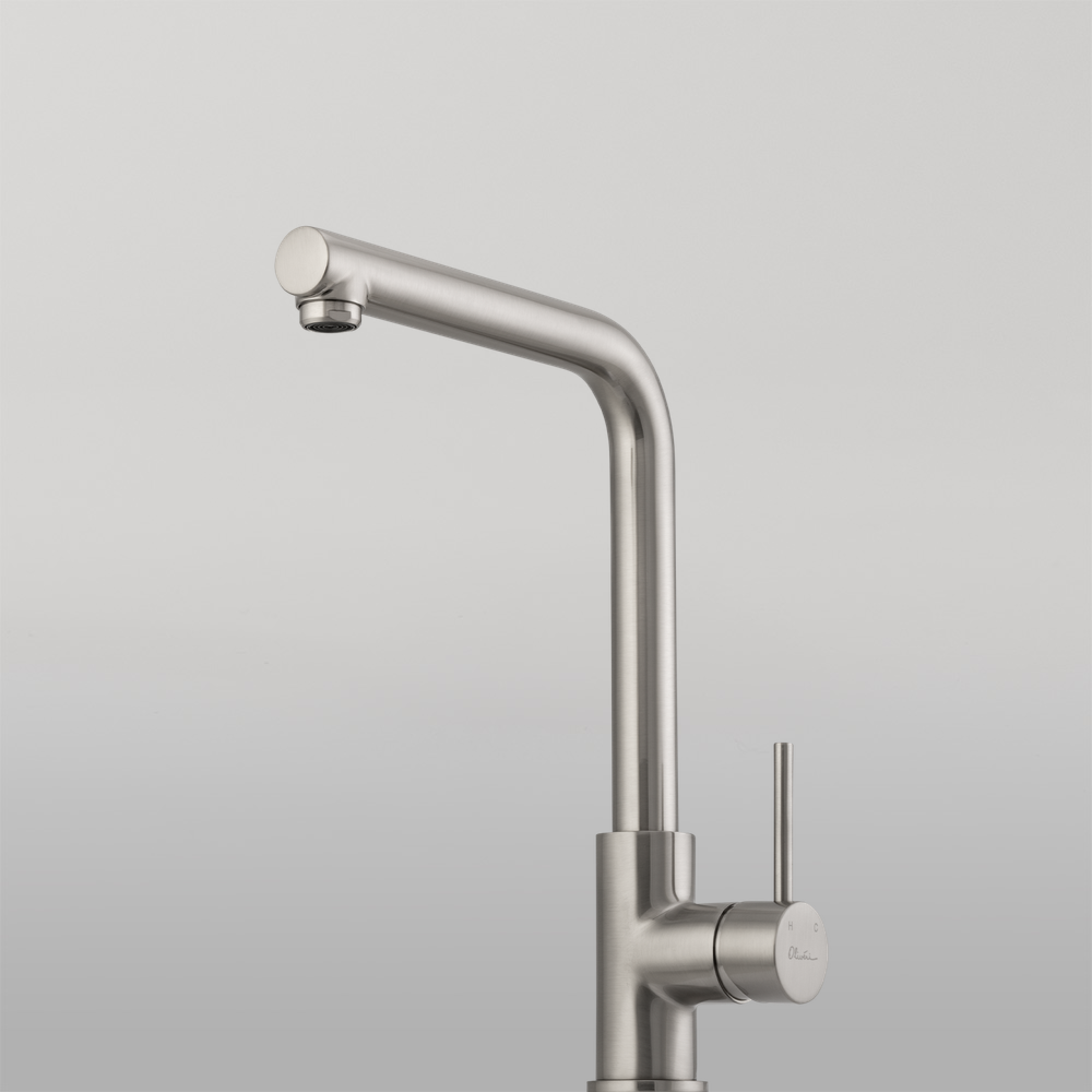 Venice Right Angle Mixer Brushed Nickel