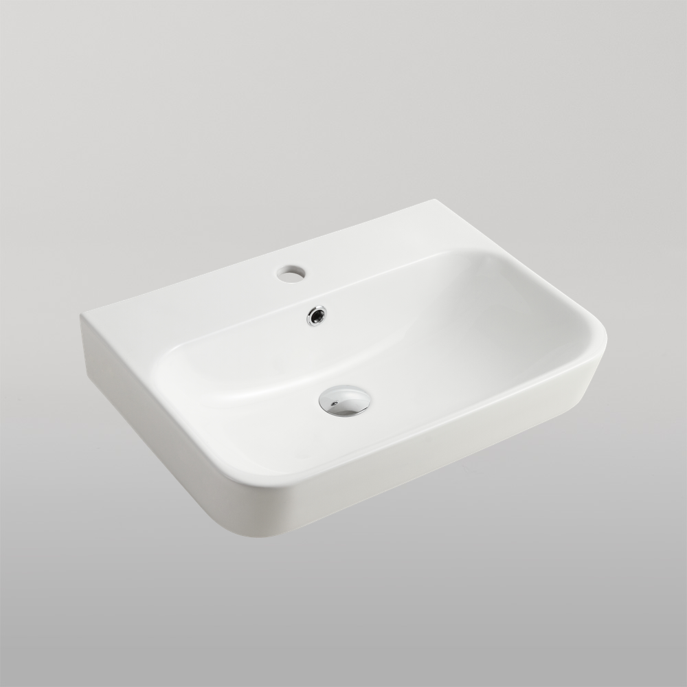 Vienna Wall Hung Basin White