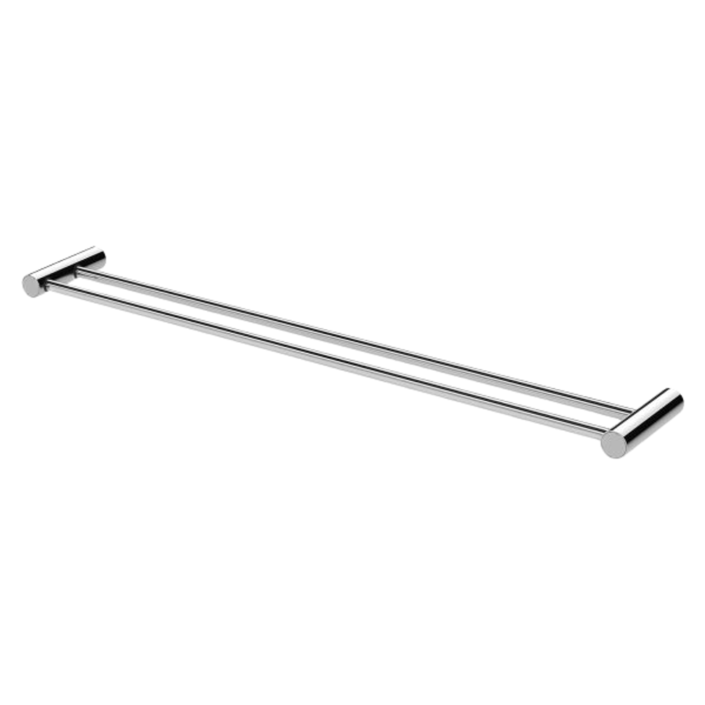 Vivid Slimline Double Towel Rail 800mm Chrome