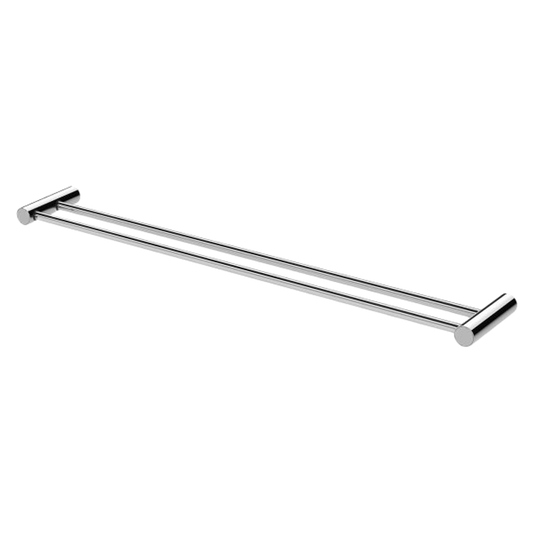 Vivid Slimline Double Towel Rail 800mm Chrome