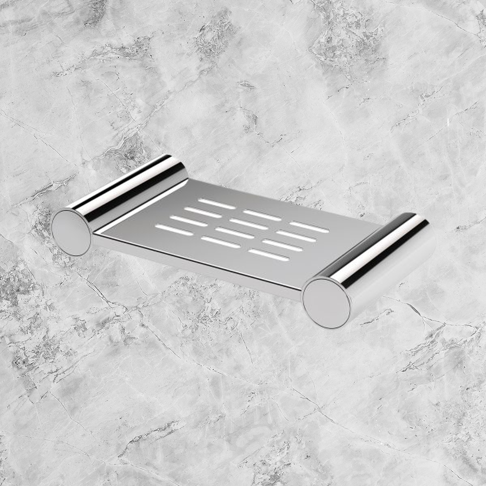 Vivid Slimline Soap Dish Holder Chrome