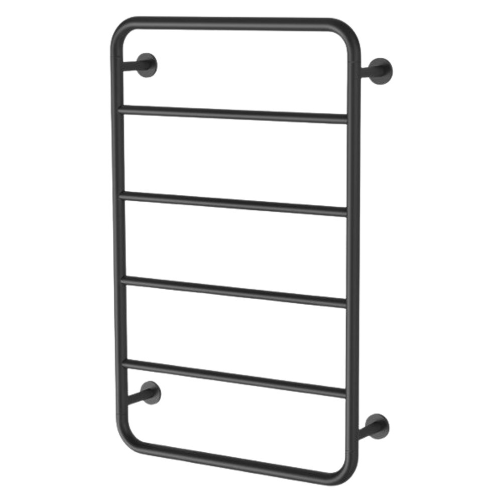 Vivid Slimline Towel Ladder 800 X 500mm Matte Black