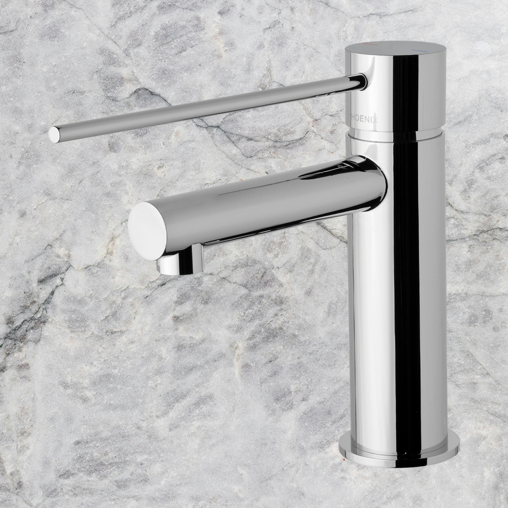 Vivid Slimline Basin Mixer with Extended Lever  Chrome