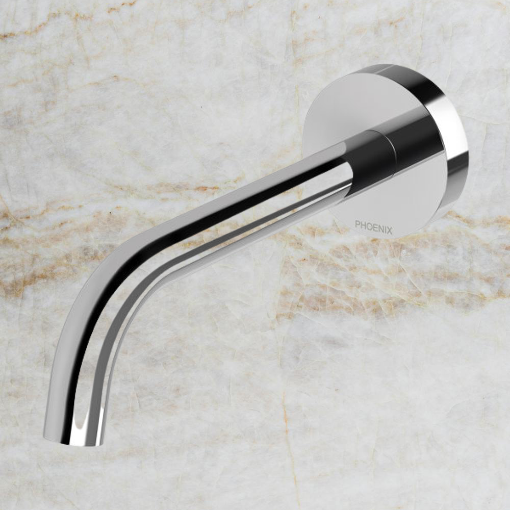 Vivid Slimline Plus Wall Basin / Bath Outlet 180mm Chrome