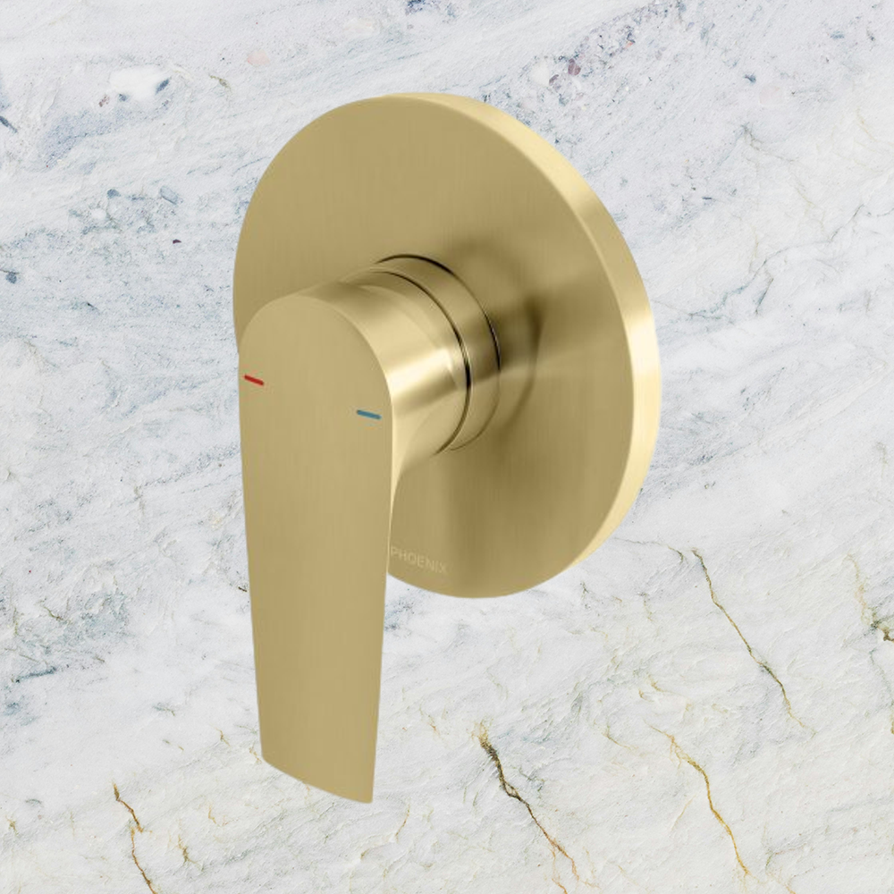 Arlo Shower / Wall Mixer Trim Kit Only Brushed Gold