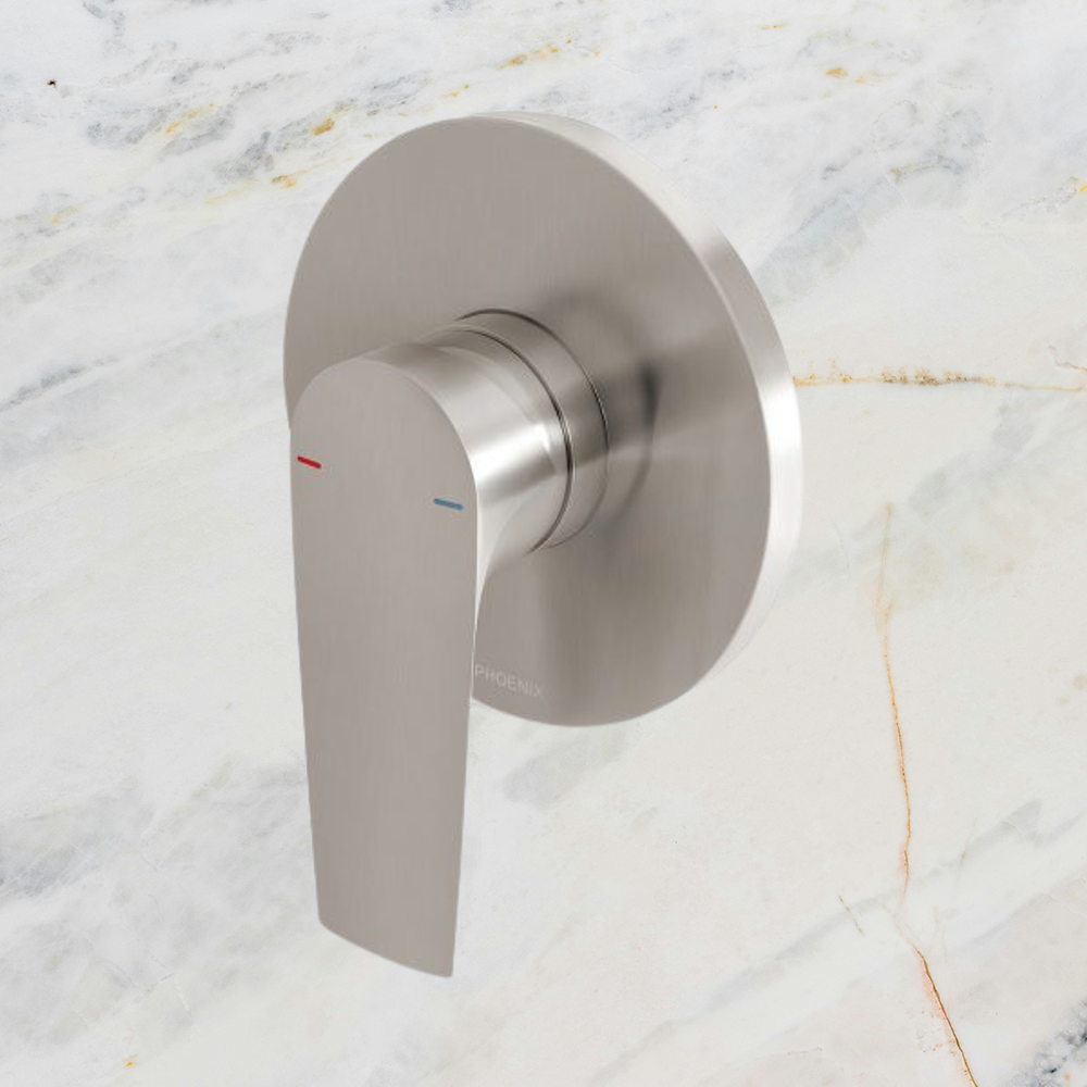 Arlo Shower / Wall Mixer Trim Kit Only Brushed Nickel