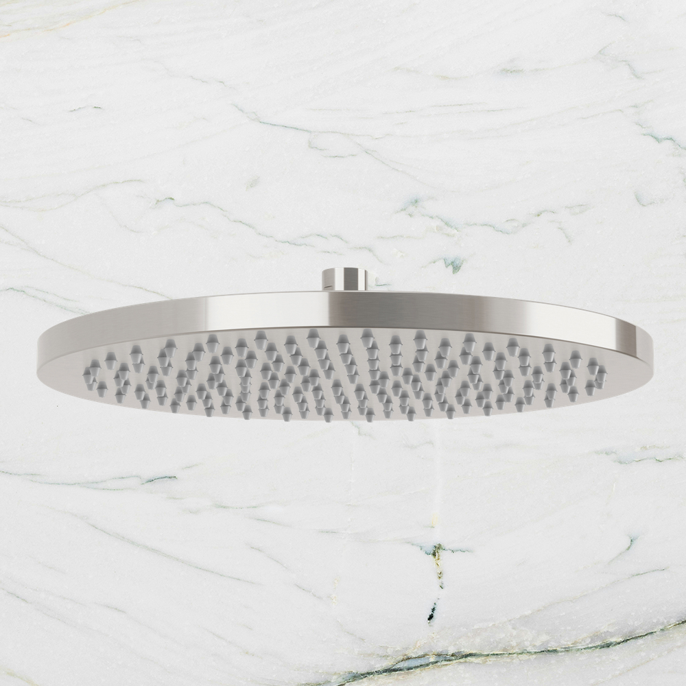 Vivid Shower Rose 300mm Round Brushed Nickel