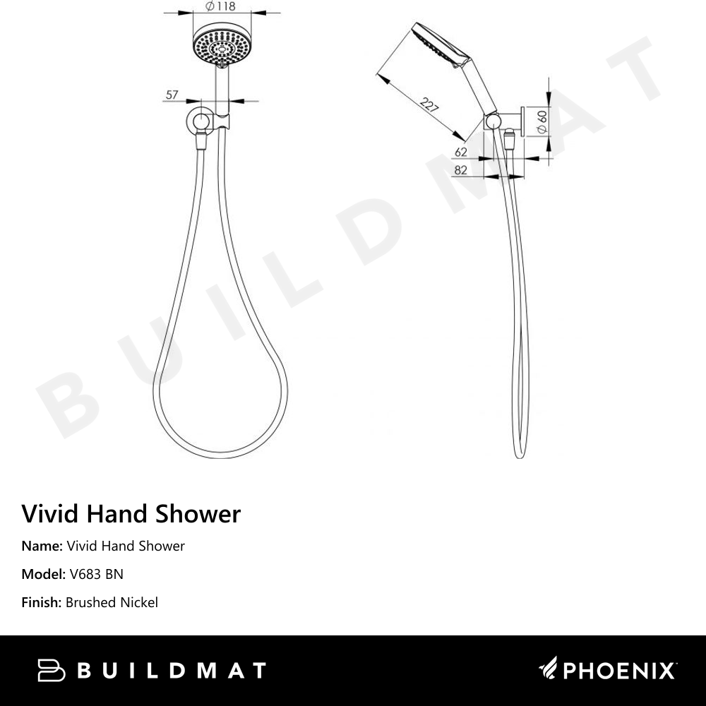 Vivid Hand Shower Brushed Nickel