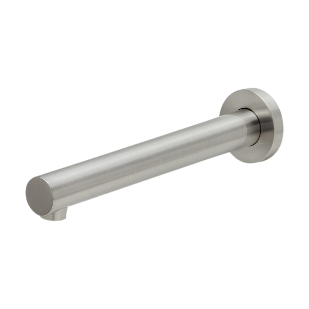 Vivid Wall Bath Outlet 200mm Brushed Nickel