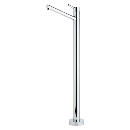 Vivid Floor Mounted Bath Mixer Chrome