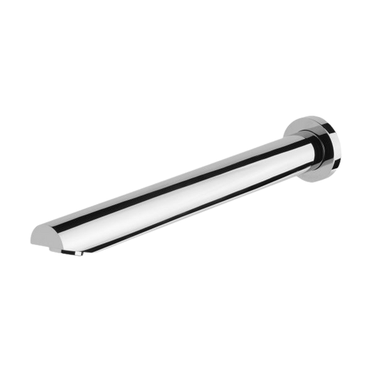 Vivid Wall Bath Outlet 32 x 300mm Angled Chrome