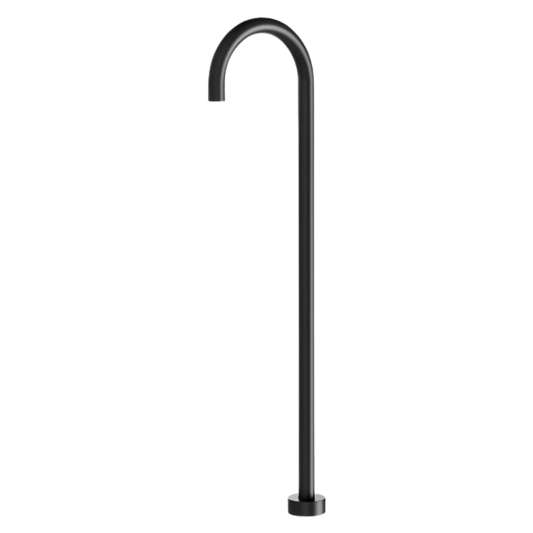 Vivid Floor Mounted Bath Outlet 940mm Matte Black