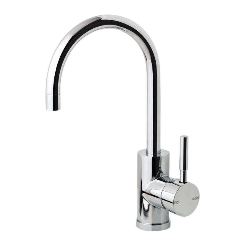 Vivid Sink Mixer 160mm Gooseneck Chrome