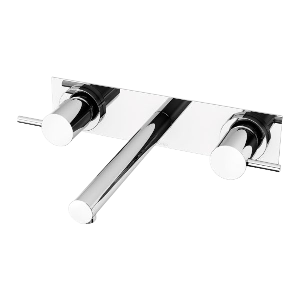 Vivid Pin Lever Basin Set 200mm Chrome