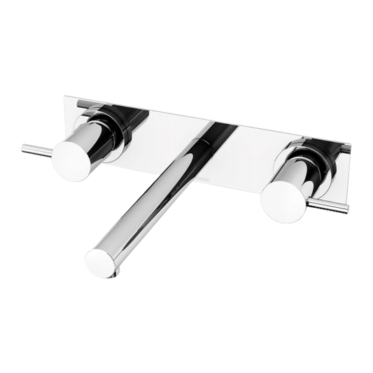 Vivid Pin Lever Basin Set 200mm Chrome