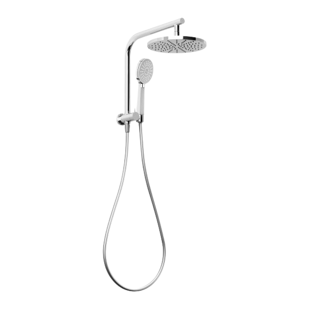 Vivid Slimline Compact Twin Shower Chrome